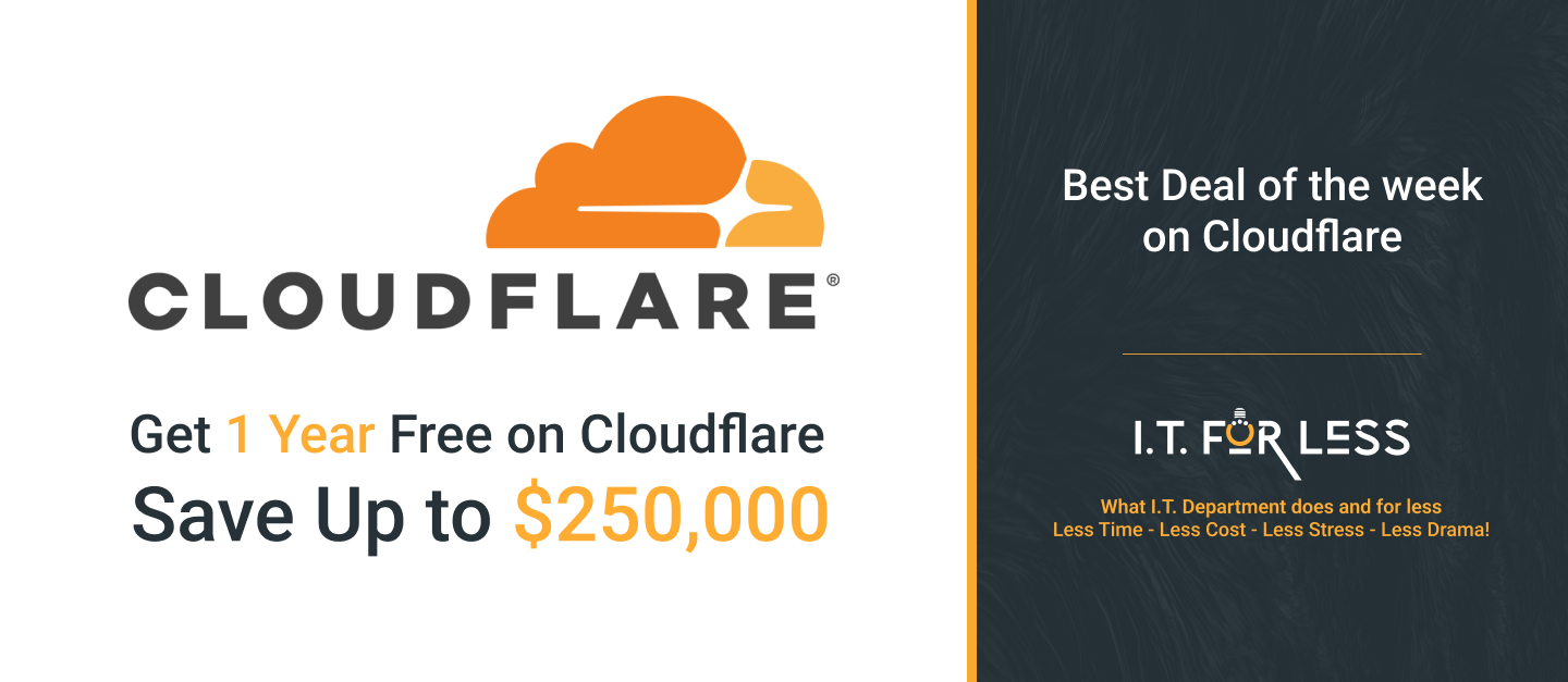 Best Deal of the Week on Cloudflare