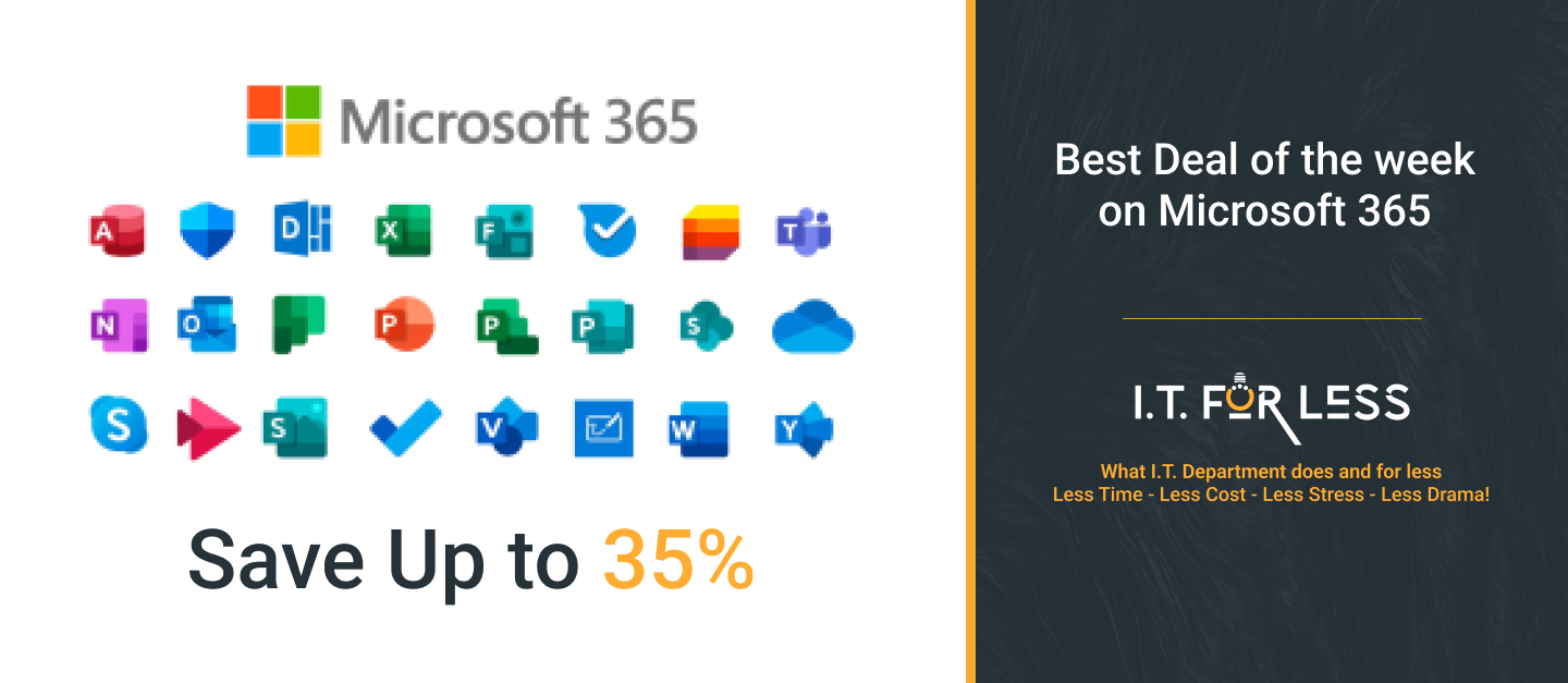 Best Deal of the Week on Microsoft 365 